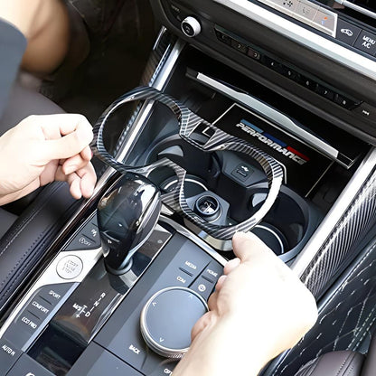Mavlaro Carbon-Optik Getränkehalter Zierblende Mittelkonsole für BMW 3er G20