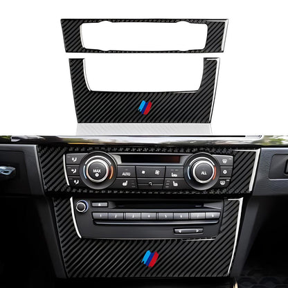 Mavlaro 5D Carbon-Optik CD-Panelblende Style B für BMW E90/E92/E93