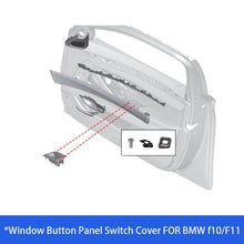 Mavlaro Fensterheberschalter-Rahmen Ersatz 3-teilig für BMW 5er F10/F11 2010-2017