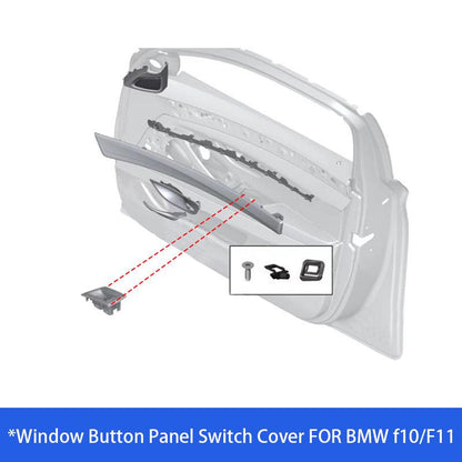 Mavlaro Fensterheberschalter-Rahmen Ersatz 3-teilig für BMW 5er F10/F11 2010-2017