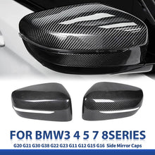Mavlaro Echtcarbon Spiegelkappen Ersatz für BMW G20/G21/G30/G31/G11/G12/G14/G15/G16 2019-2024