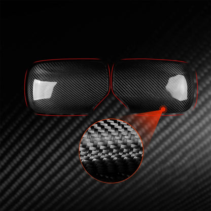 Mavlaro Dry-Carbon Spiegelkappen-Overlays für BMW 3er E36 1991-1997