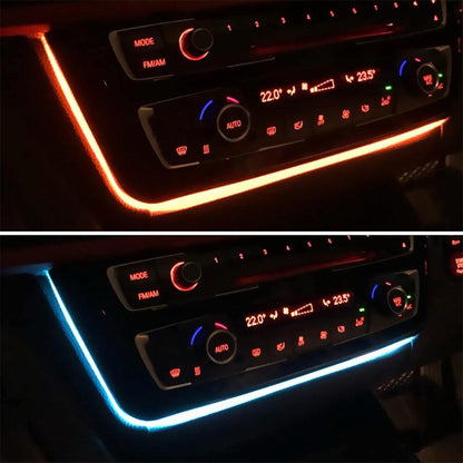 Mavlaro LED Mittelkonsole Ambient Light Panel für BMW 3er F30/F31 & 4er F32/F33