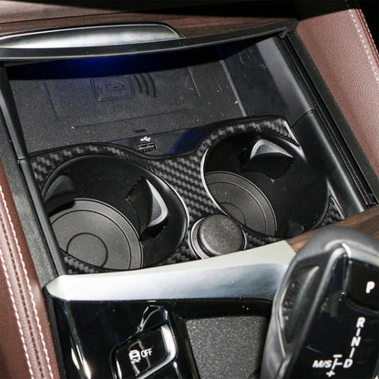 Mavlaro Echtcarbon Cupholder-Blende Mittelkonsole für BMW 5er G30/G31 2017-2023