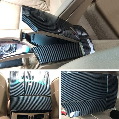 Mavlaro Carbon-Optik Mittelarmlehnen-Abdeckung für BMW 5er E60/E61