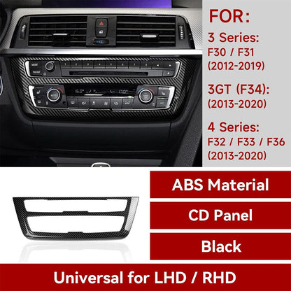 Mavlaro CD-Panelblende in Carbon-Optik für BMW F30/F31/F34 & F32/F33/F36
