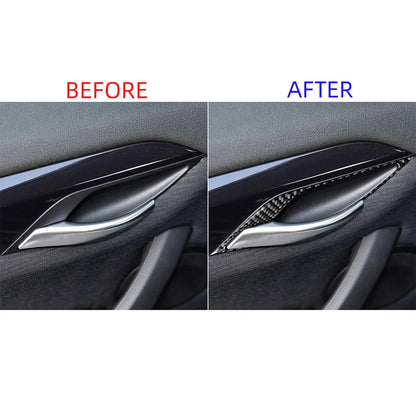 Mavlaro Echtcarbon Türgriff- & Türpanel Schutzleisten für BMW X1 E84 2013-2015
