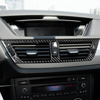 Mavlaro Echtcarbon Dashboard Seiten- & Mittel-Luftauslass Blenden für BMW X1 E84 2013-2015