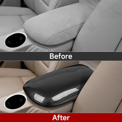Mavlaro Carbon-Optik Mittelarmlehnen-Abdeckung für BMW X1 E84 LHD