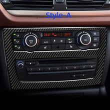 Mavlaro Echtcarbon Mittelkonsole AC/CD Panel Blende für BMW X1 E84 2011-2015