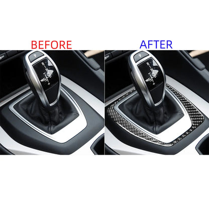 Mavlaro Echtcarbon Schaltkulisse Mittelkonsole Blenden für BMW X1 E84 2013-2015