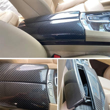 Mavlaro Mittelarmlehnen-Ablagefach-Abdeckung in Carbon-Optik für BMW 7er F01/F02