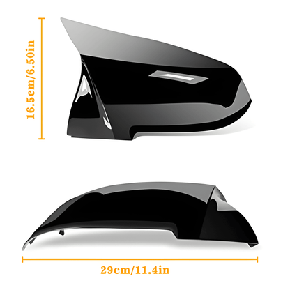 Mavlaro Spiegelkappen Ersatzpaar für BMW F20/F21 F22/F23 F30/F31 F32/F33/F36 F87 E84 2009-2021