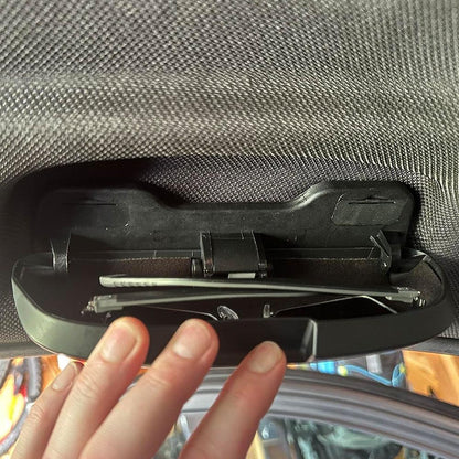 Sunglasses Holder for BMW 1 3 5 6 7 X3 X5 X7 Series, Driver Side Overhead Glasses Case Storage Box Replacement (Fits: F30 F31 F80 F34 F10 F11 F25 G20 G30 G31 G32 G11 G12 G01 G05 G07)