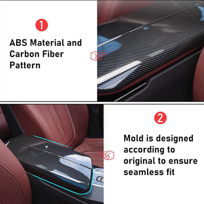 Mavlaro Carbon-Optik Mittelarmlehnen-Abdeckung für BMW G30/G31 und 6er GT G32