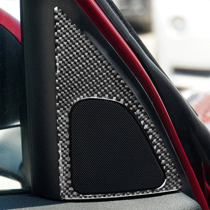 Mavlaro Echtcarbon Türlautsprecher Rahmen 2-teilig für BMW X1 E84 2013-2015