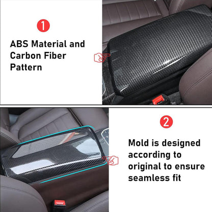 Mavlaro Mittelarmlehnen-Abdeckung in Carbon-Optik für BMW 3er G20 / 4er G22