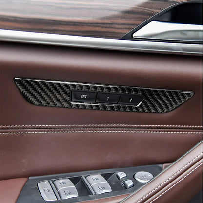 Mavlaro Echtcarbon Sitzmemory-Tasten Blende für BMW 5er G30/G31 2017-2023