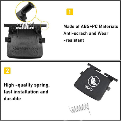 Mavlaro ISOFIX-Abdeckung 52207474100 für BMW X3 G01/F97 & X4 G02/F98 2017-2022