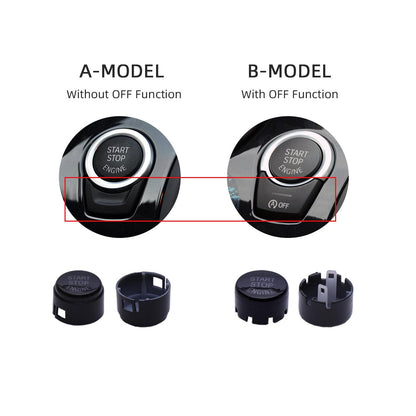 Mavlaro Start-Stop-Knopf Ersatz A/B für BMW F10/F20/F30/F32/F25/F15 2009-2017