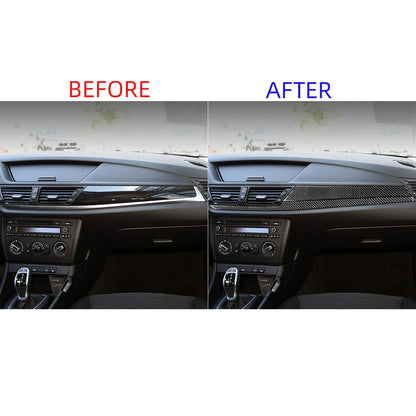 Mavlaro Echtcarbon Beifahrer-Dashboard Zierleisten 2-teilig für BMW X1 E84 2013-2015