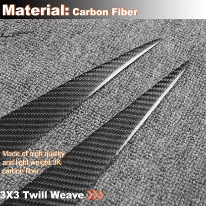 Mavlaro 3K Echtcarbon Scheinwerferblenden 3M für BMW M3 F80 M4 F82/F83 & 4er F32-F36