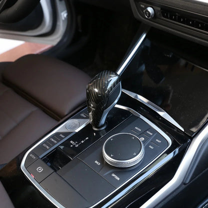 Mavlaro Echtcarbon Schaltknauf-Abdeckung für BMW 3er G20/G21 2019-2023