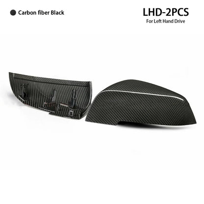 Mavlaro Dry-Carbon Spiegelkappen Ersatz für BMW F20/F21/F22/F87/F30/F32/F33/F36 2012-2018