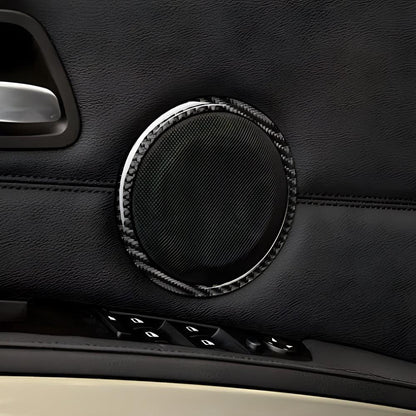 Mavlaro Echtcarbon Lautsprecherringe für BMW 3er E90/E91/E92/E93