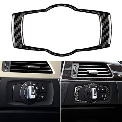 Mavlaro Lichtschalterblende aus Echtcarbon für BMW 3er E90/E92/E93