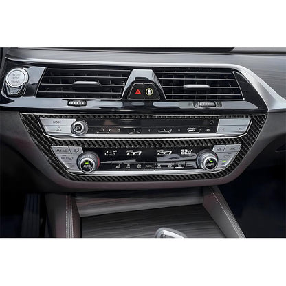 Mavlaro Echtcarbon iDrive Bedienfeldblende für BMW 5er G30 Linkslenker