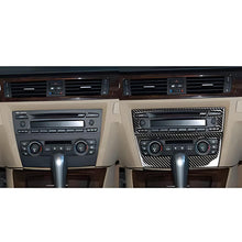 Mavlaro Echtcarbon CD- und Klimabedienteil-Blende Style C für BMW E90/E92/E93