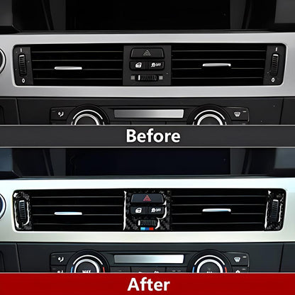 Mavlaro 5D Carbon-Optik Mittelkonsole- und Lüftungsblende Version A für BMW E90/E92/E93