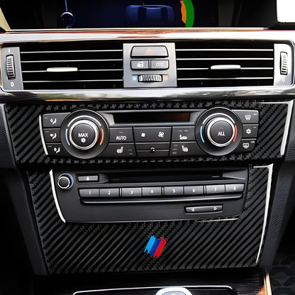 Mavlaro 5D Carbon-Optik CD-Panelblende Style B für BMW E90/E92/E93