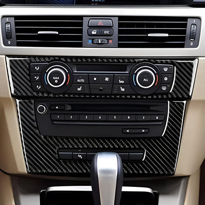 Mavlaro 5D Carbon-Optik CD-Panelblende Style A für BMW E90/E92/E93