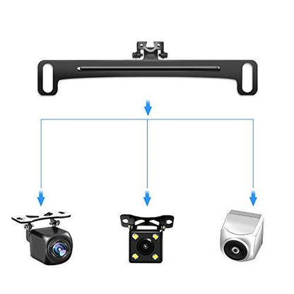 Mavlaro Universal Edelstahl Rückfahrkamera-Halter für Kennzeichen 13 mm Schraubabstand