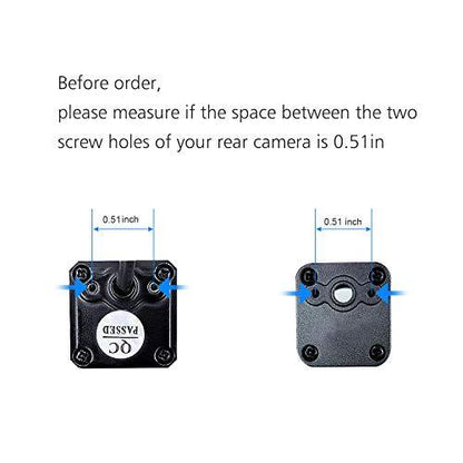 Mavlaro Universal Edelstahl Rückfahrkamera-Halter für Kennzeichen 13 mm Schraubabstand