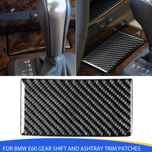 Mavlaro Echtcarbon Schaltkulisse- & Aschenbecherblende für BMW 5er E60 2004-2007