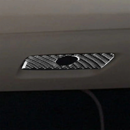 Mavlaro Echtcarbon Handschuhfach Griffblende 1-teilig für BMW X1 E84 2013-2015