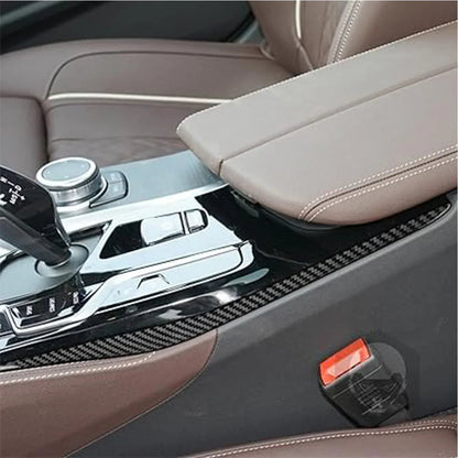 Mavlaro Echtcarbon Schaltkulisse Zierleisten 2-teilig für BMW 5er G30/G31 2017-2023