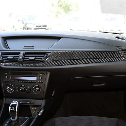 Mavlaro Echtcarbon Beifahrer-Dashboard Zierleisten 2-teilig für BMW X1 E84 2013-2015