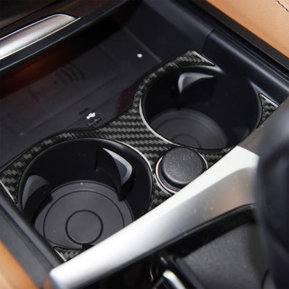 Mavlaro Echtcarbon Cupholder-Blende Mittelkonsole für BMW 5er G30/G31 2017-2023