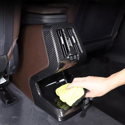 Mavlaro Fond-Luftauslass Anti-Kick Cover Carbon-Optik 3M für BMW X1 U11 2023-2024