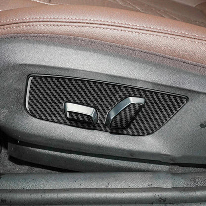 Mavlaro Echtcarbon Sitzverstellung Blenden 6-teilig für BMW 5er G30/G31 2017-2023