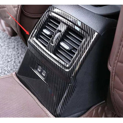 Mavlaro Fond-Luftauslass Abdeckung Carbon-Optik 3M für BMW X1 F48 & X2 F39 2016-2022