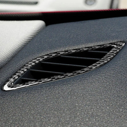 Mavlaro Echtcarbon Seiten-Defroster Luftauslass Rahmen 2-teilig für BMW X1 E84 2013-2015