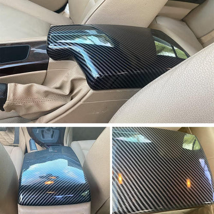 Mavlaro Mittelarmlehnen-Abdeckung in Carbon-Optik für BMW 3er E90/E91/E92/E93