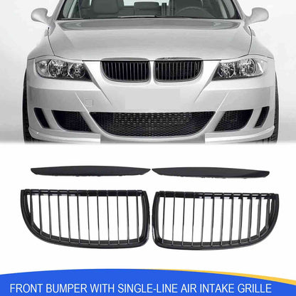Mavlaro M-Style Doppelsteg-Nieren für BMW 3er E90/E91 Vor-Facelift 2005-2008