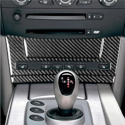 Mavlaro Echtcarbon Sitzheizung-Tastenblende A-Kit für BMW 5er E60 2004-2007