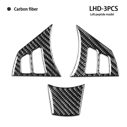 Mavlaro Echtcarbon Lenkrad-Rahmenblende für BMW 5er E60 2004-2010